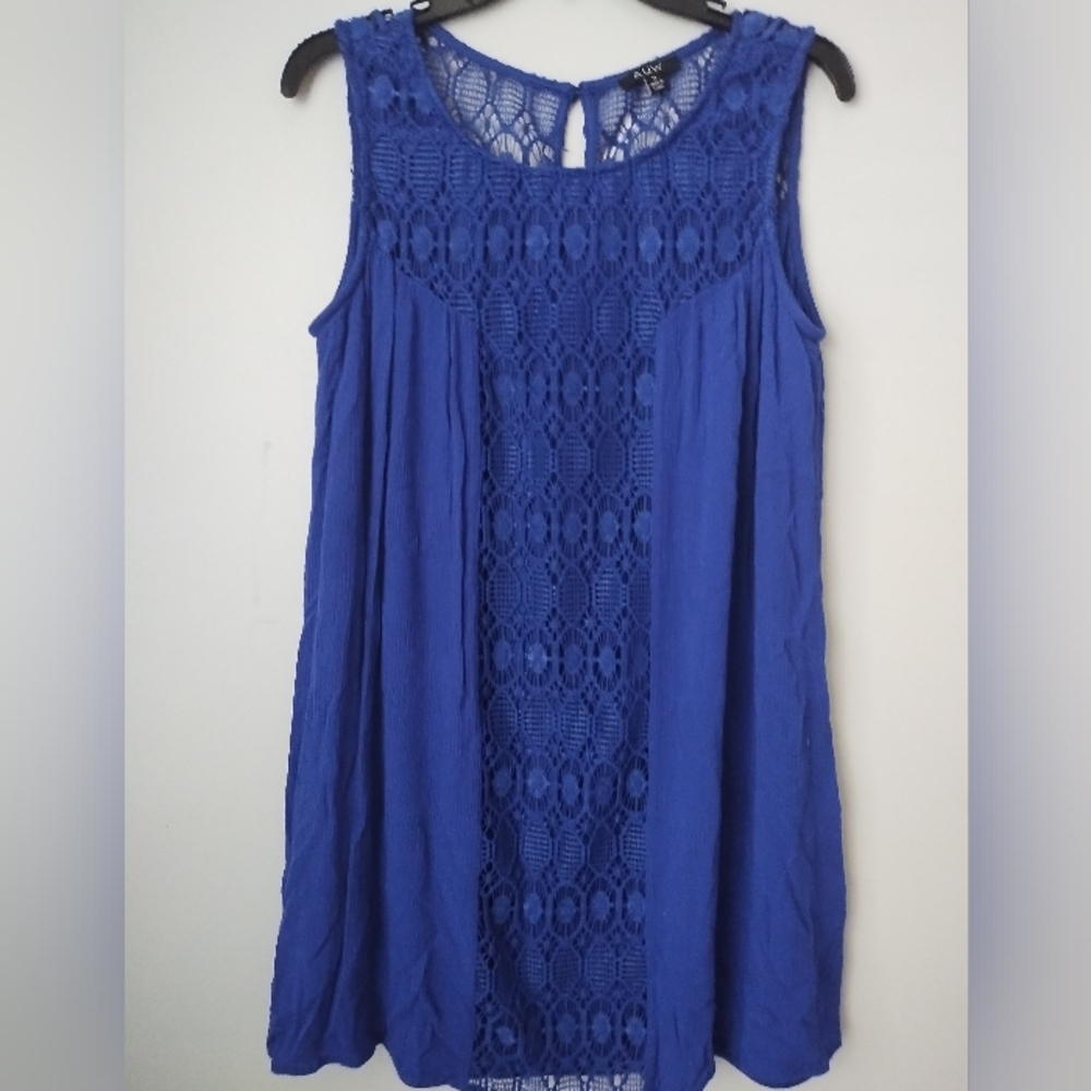 AUW Blue Dress Size M